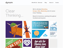 Tablet Screenshot of dynam.co.uk